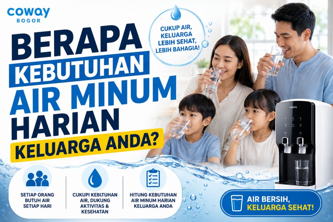 Berapa Kebutuhan Air Minum Harian Keluarga Anda?
